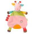  safari plat girafe rose orange vert 