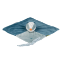  - felix et léo - plat blaireau bleu gris 25 cm 
