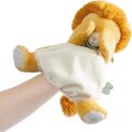  les amis nougat the lion handpuppet yellow 25 cm 