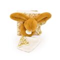 - peluche lapin avec jaune 16 cm 