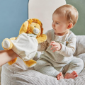  les amis nougat lion marionnette jaune 25 cm 