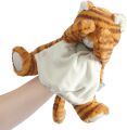  les amis papaye tigre marionnette orange 25 cm 