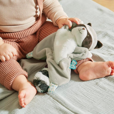  - fripons - plat gaston raton-laveur gris 24 cm 