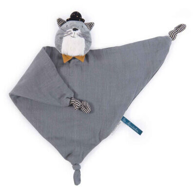  - les moustaches - chat lange gris clair 30 cm 