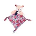  - bohaime - avec hochet biche rose liberty 22 cm 