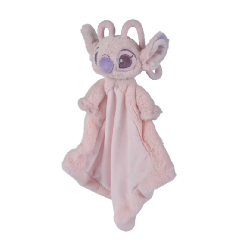Doudou Personnalisé Stitch Angel Rose - Peluche Disney Avec Broderie De Prénom - 40 Cm - Lavable Machine