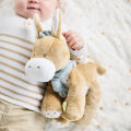  - felix and leo - plush donkey beige yellow 30 cm 