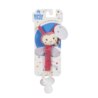  - bamboo - pacifinder ladybug pink 13 cm 