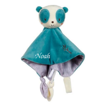  - bamboo - plat panda bleu blanc 25 cm 