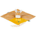  - felix et léo - plat âne beige jaune 25 cm 