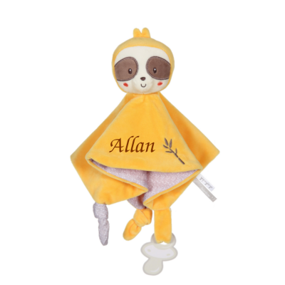  - bamboo - plat paresseux jaune 25 cm 