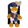  - coton bio made in france - peluche renard 30 cm 