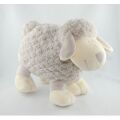  peluche mouton blanc gris beige 