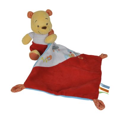  winnie lourson avec mouchoir pooh rouge gris oiseau 