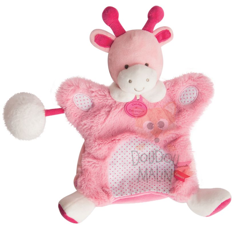  marionnette lovely fraise girafe rose 