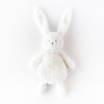  - ella lapin - peluche blanc 30 cm 