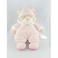  ours rose beige blanc bonnet etoile lune  