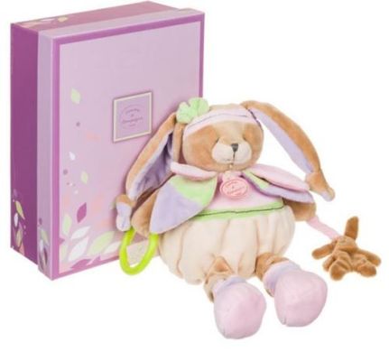  lila lapin pantin dactivité beige rose violet vert 