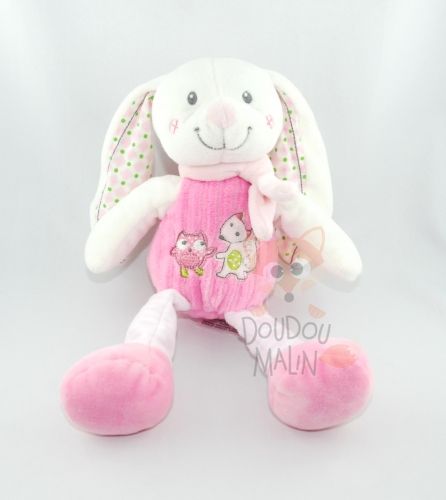  lapin blanc rose chouette renard écharpe 