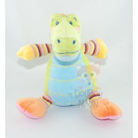  crocodile vert bleu jaune rose orange 