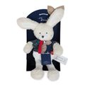  - coton bio made in france - peluche lapin 30 cm 