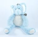  peluche éléphant bleu blanc 