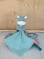  - coton bio made in france - mouchoir âne 22 cm 