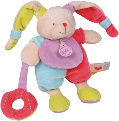  gourmandise pantin lapin rose violet bleu vert donut 