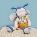  - pollen labeille coton bio - peluche 30 cm 