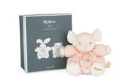  - perle - peluche patapouf souris rose 18 cm 