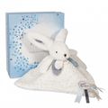  - happy - lapin glossy blanc 25 cm 