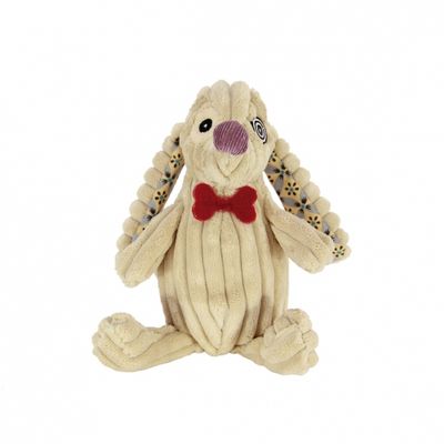 Les déglingos simply chien nonos beige noeud rouge 