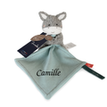  - coton bio made in france - mouchoir âne 22 cm 
