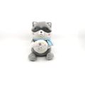  boîte à musique raton-laveur gris nuage 20 cm 
