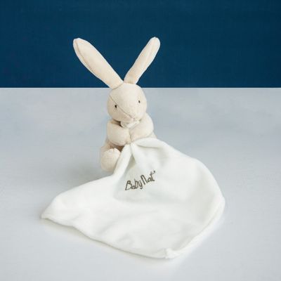  mouchoir lapin beige 
