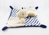  ours plat carré beige bleu mouette 