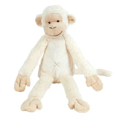  - mickey singe - peluche ivoire 25 cm 