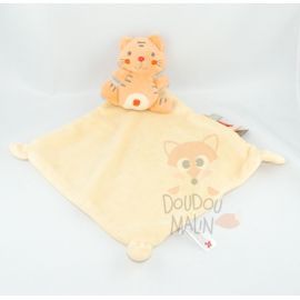  chat plat losange orange jaune etiquettes 