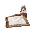  - chip the squirrel - plush with comforter brown white  
