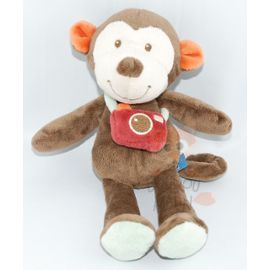  singe marron orange appareil photo 