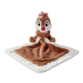  - dale the squirrel - plush with comforter brown white 