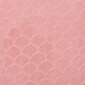  - couverture plaid bébé 100 x 75 cm wavy vieux rose 
