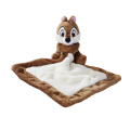  - chip the squirrel - plush with comforter brown white  