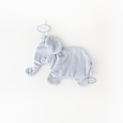  oscar léléphant attache-sucette bleu 