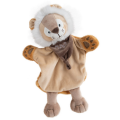  - savane - marionnette lion marron beige 25 cm 