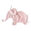  - oscar léléphant - attache-sucette rose foncé 22 cm 