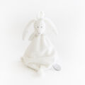  flore lapin attache-sucette blanc 