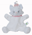  marie chat marionnette blanc rose 