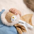  - flo oli ernest - comforter lion brown white 27 cm 