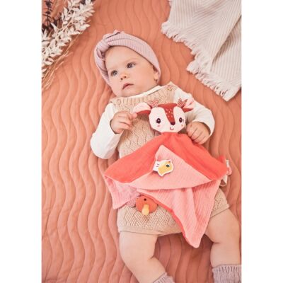  - stella biche - plat orange en coton biologique 25 cm 